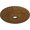 Ekena Millwork Vaduz Ceiling Medallion (Fits Canopies up to 3 1/2"), 23 1/2"OD x 3 1/2"ID x 2 1/8"P, Smokey Topaz CM23VASTF - alternate 2